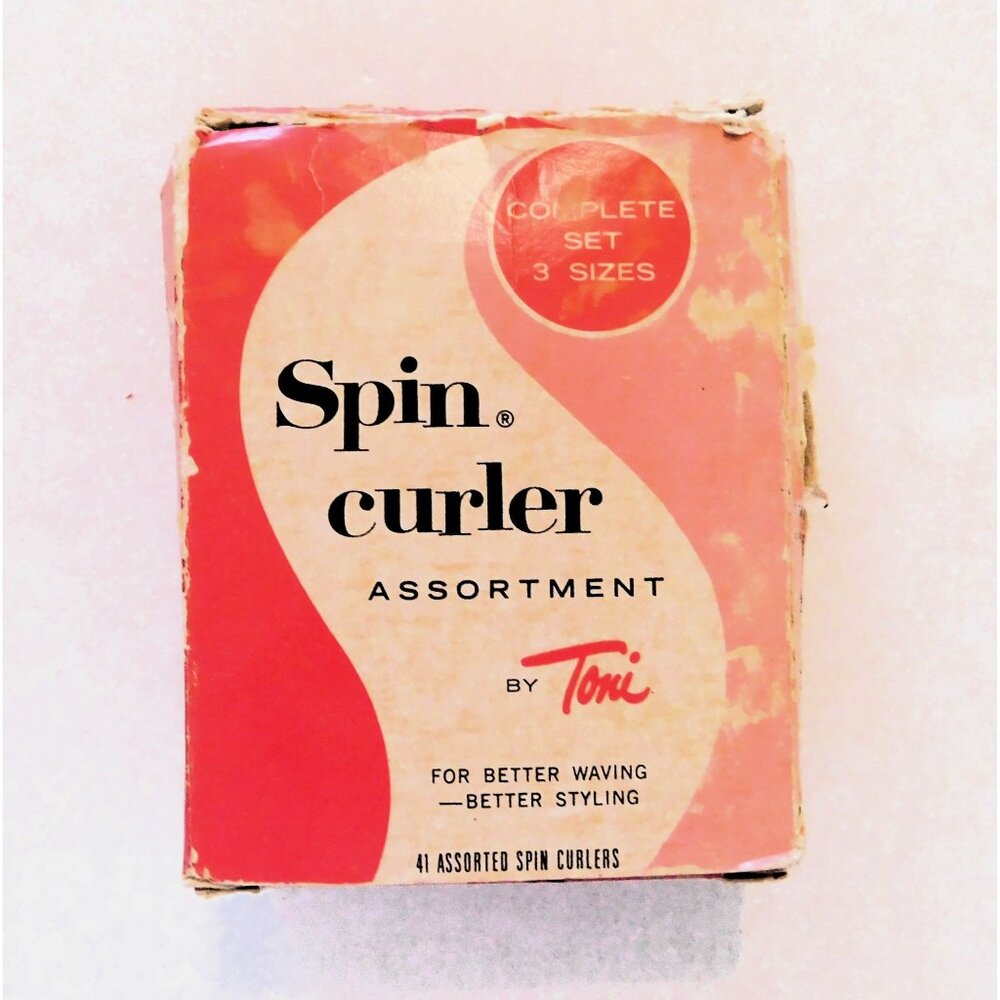 Toni Spin Curlers 3 Assorted Sizes Vintage Set Curlers Papers Perm Tool - Picture 9 of 10